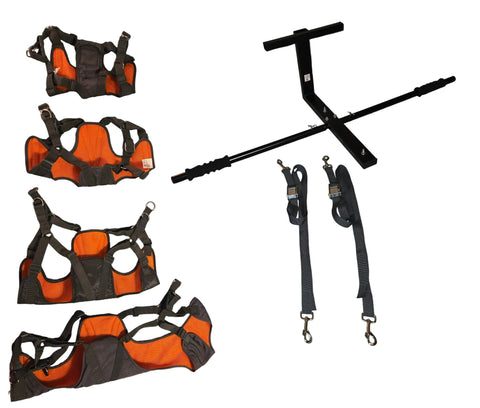 The Doggie Lift Complete Package. 4 Harness Package