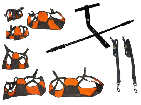 The Doggie Lift Complete Package. 6 Harness Package